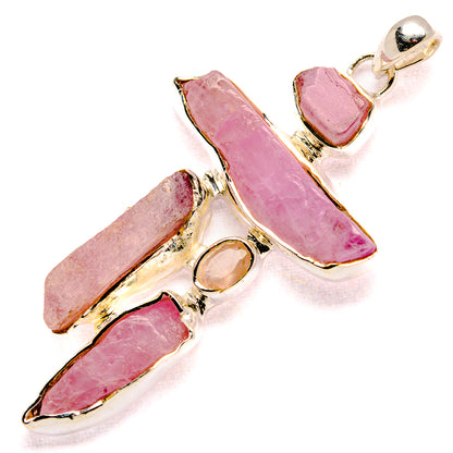 Kunzite Pendants handcrafted by Ana Silver Co - PD35594 - Photo 2