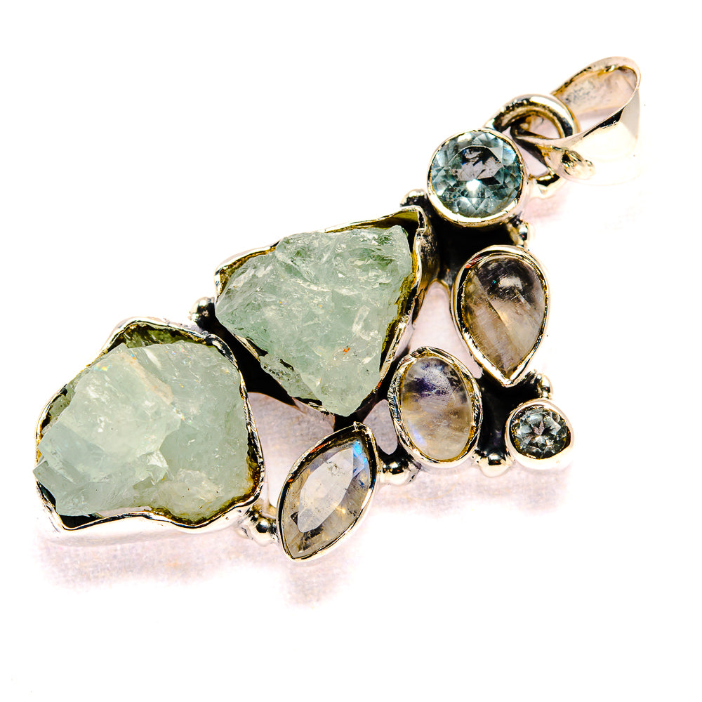 Aquamarine Pendants handcrafted by Ana Silver Co - PD35600 - Photo 2
