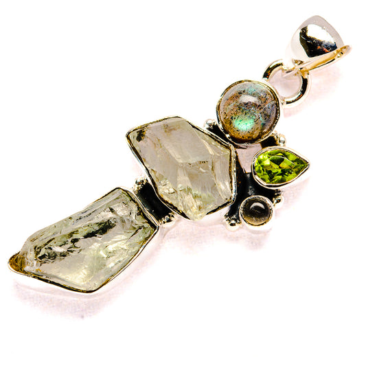 Green Amethyst Pendants handcrafted by Ana Silver Co - PD35605 - Photo 2