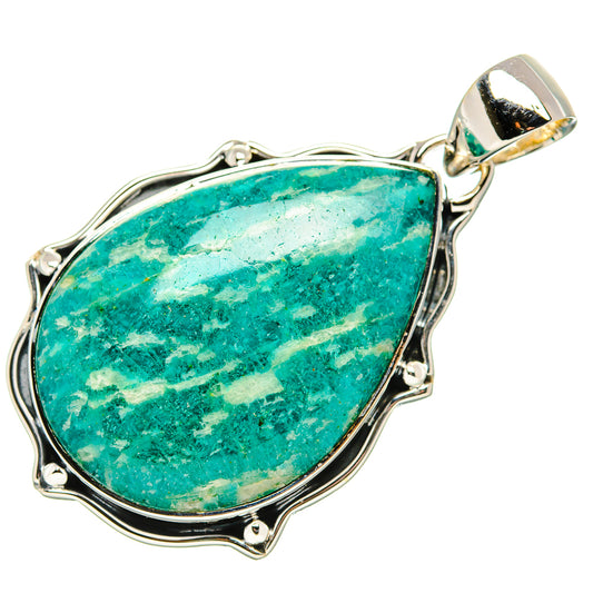 Amazonite Pendants handcrafted by Ana Silver Co - PD35614 - Photo 2