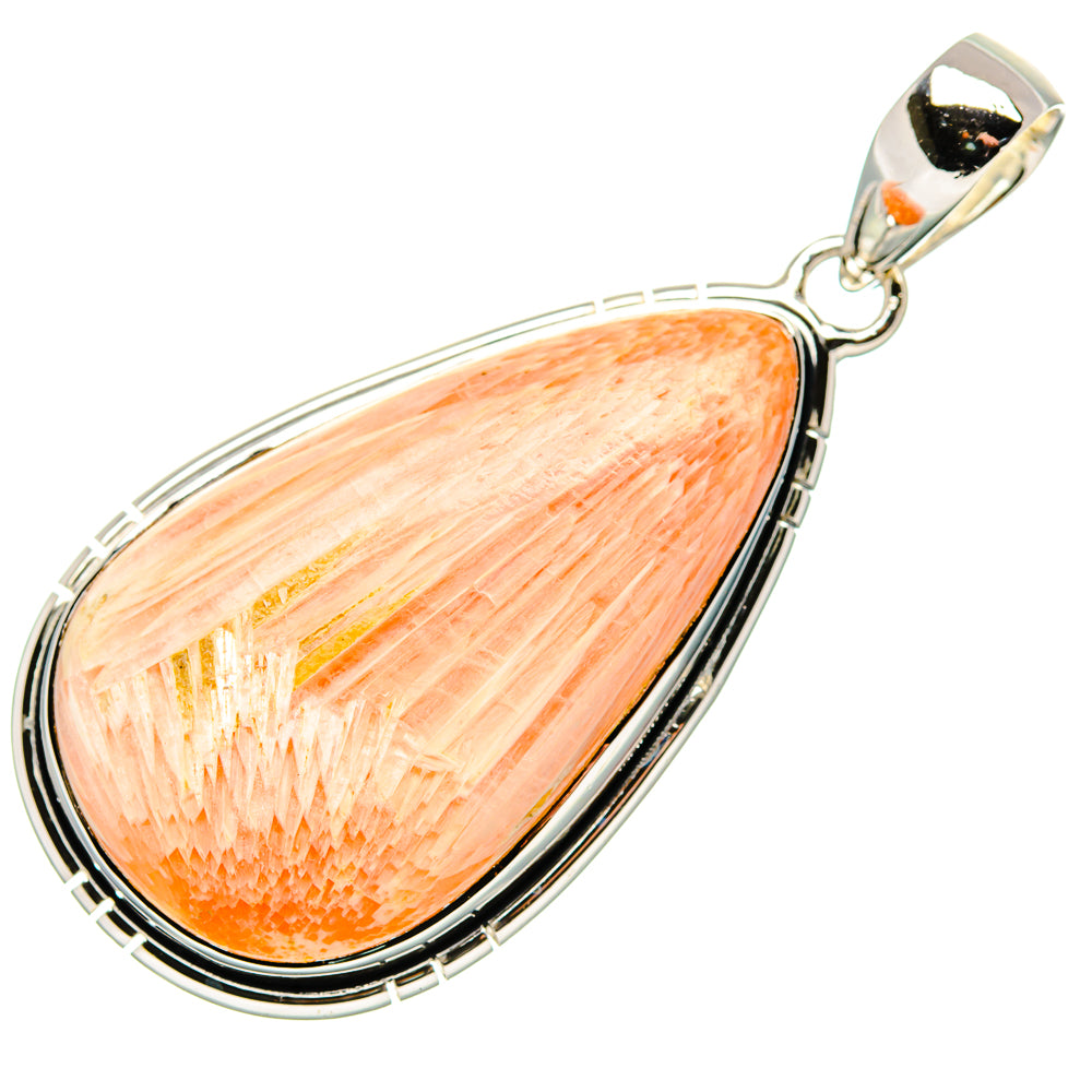 Scolecite Pendants handcrafted by Ana Silver Co - PD35615 - Photo 2