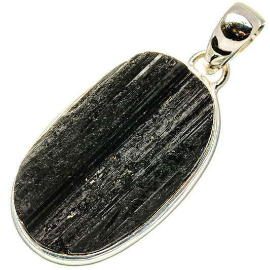 Black Tourmaline Pendants handcrafted by Ana Silver Co - PD35628 - Photo 2