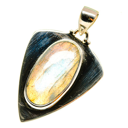 Labradorite Pendants handcrafted by Ana Silver Co - PD3563