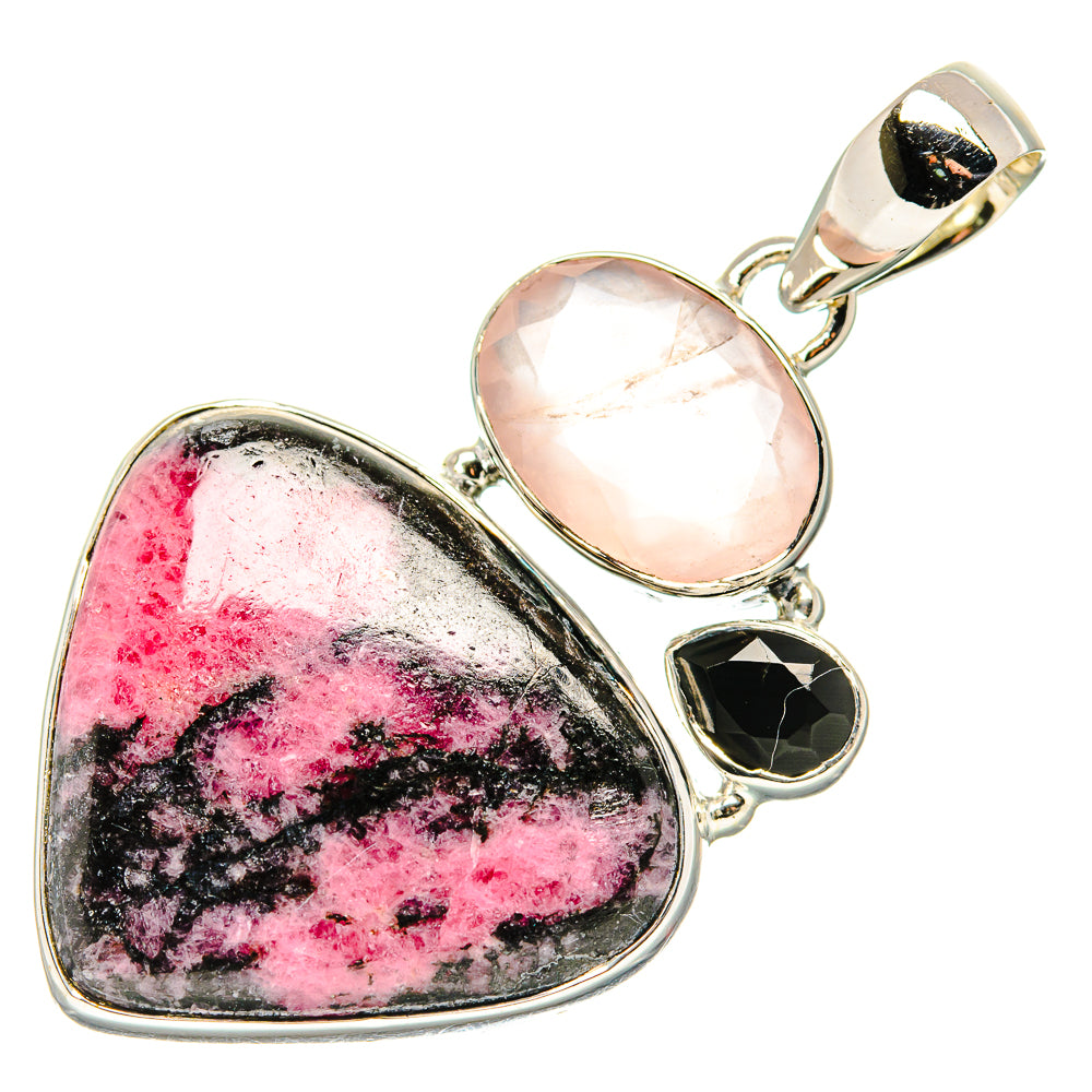 Rhodonite Pendants handcrafted by Ana Silver Co - PD35631 - Photo 2