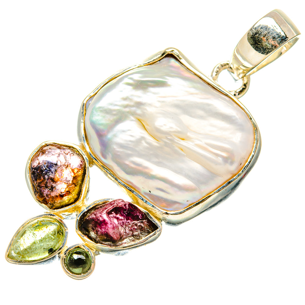 Mother Of Pearl Pendants handcrafted by Ana Silver Co - PD35634 - Photo 2