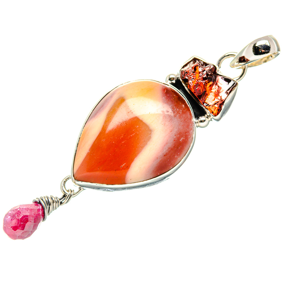 Mookaite Pendants handcrafted by Ana Silver Co - PD35635 - Photo 2