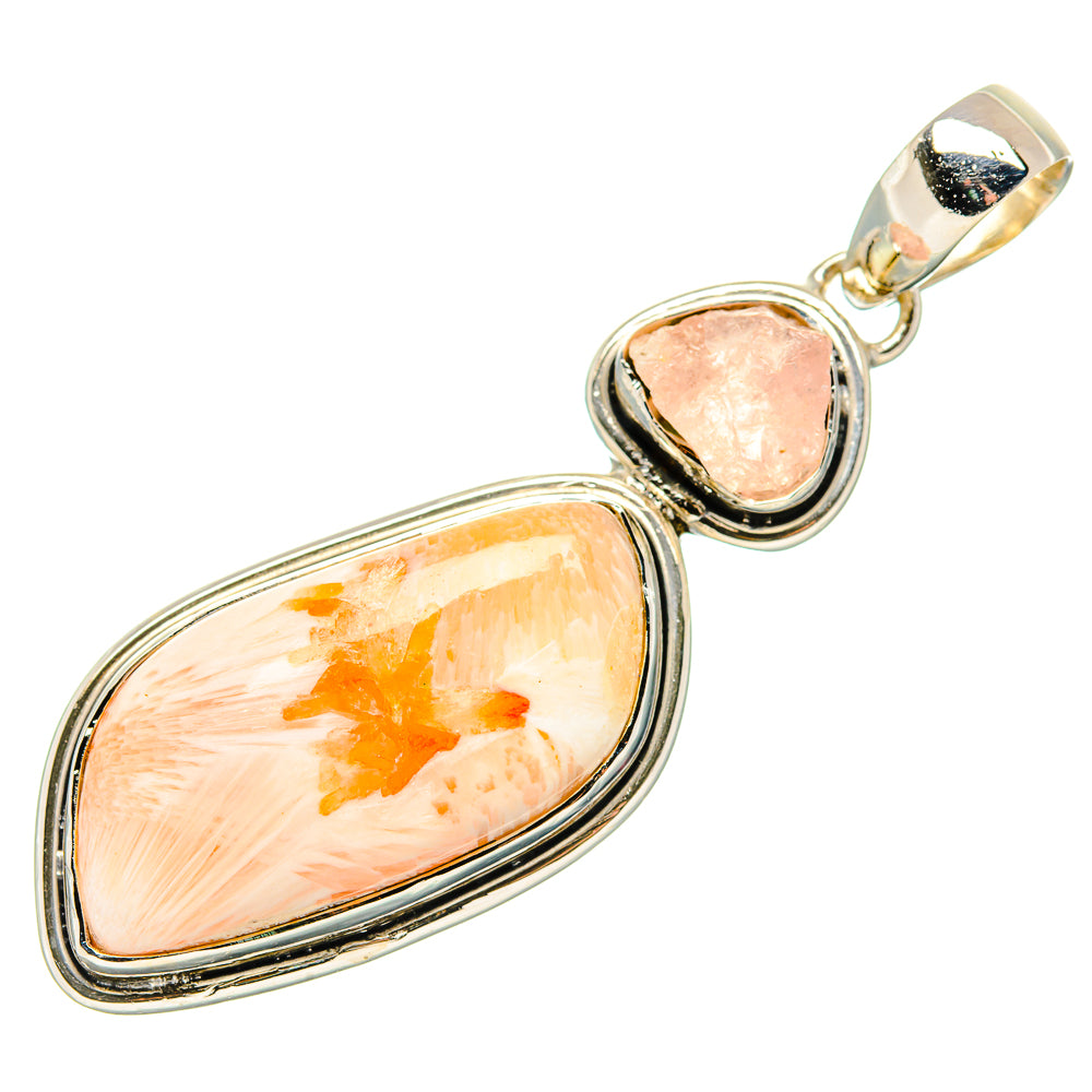 Scolecite Pendants handcrafted by Ana Silver Co - PD35637 - Photo 2