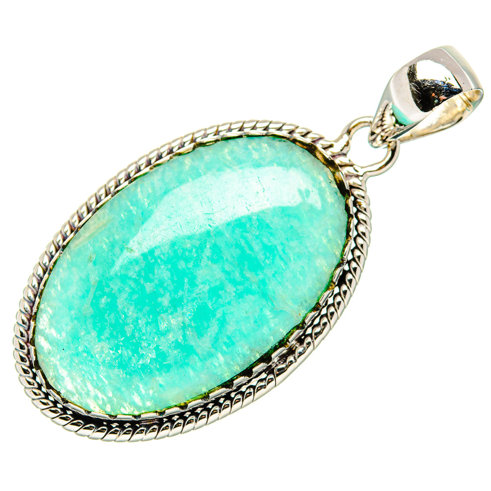 Amazonite Pendants handcrafted by Ana Silver Co - PD35639 - Photo 2