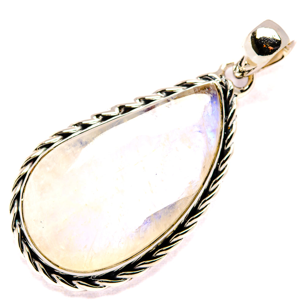 Rainbow Moonstone Pendants handcrafted by Ana Silver Co - PD35649 - Photo 2