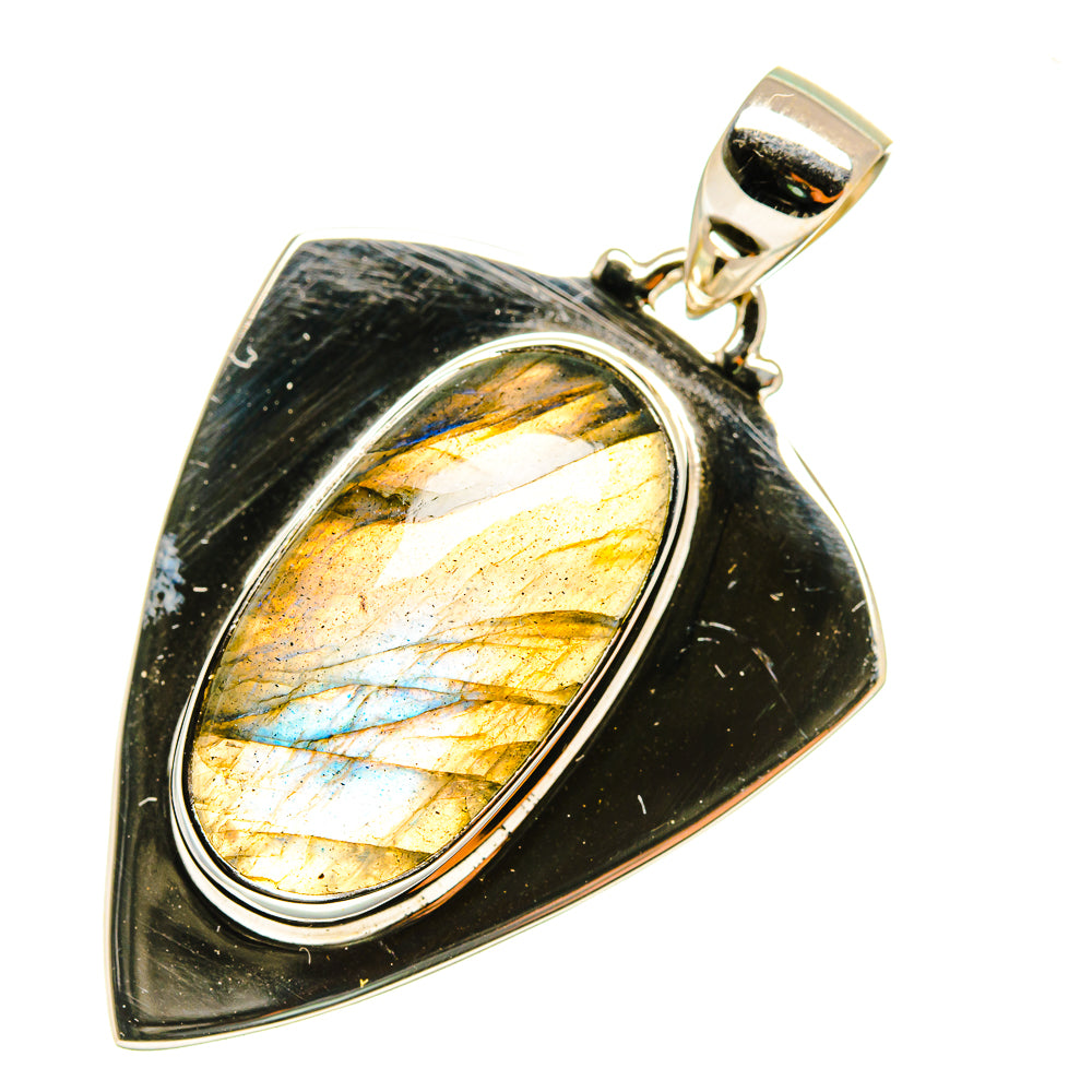 Labradorite Pendants handcrafted by Ana Silver Co - PD3565