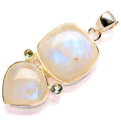 Rainbow Moonstone Pendants handcrafted by Ana Silver Co - PD35668 - Photo 2
