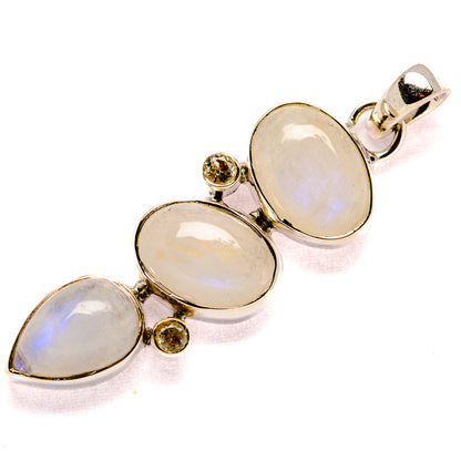 Rainbow Moonstone Pendants handcrafted by Ana Silver Co - PD35670 - Photo 2
