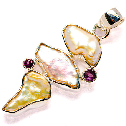 Mother Of Pearl Pendants handcrafted by Ana Silver Co - PD35689 - Photo 2