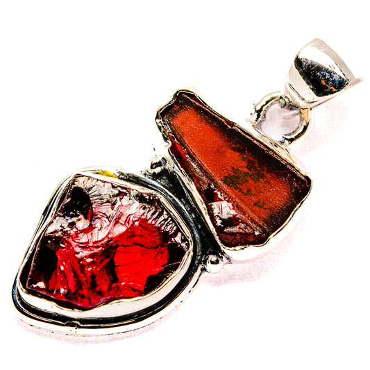 Garnet Pendants handcrafted by Ana Silver Co - PD35695 - Photo 2