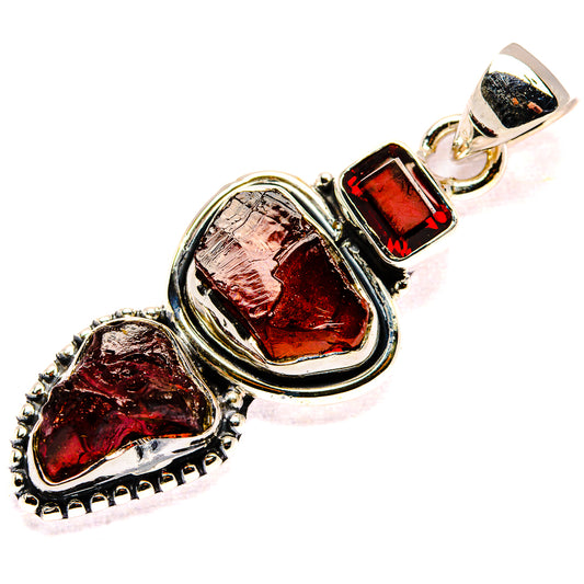 Garnet Pendants handcrafted by Ana Silver Co - PD35698 - Photo 2
