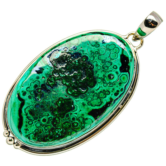 Malachite Pendants handcrafted by Ana Silver Co - PD35703 - Photo 2