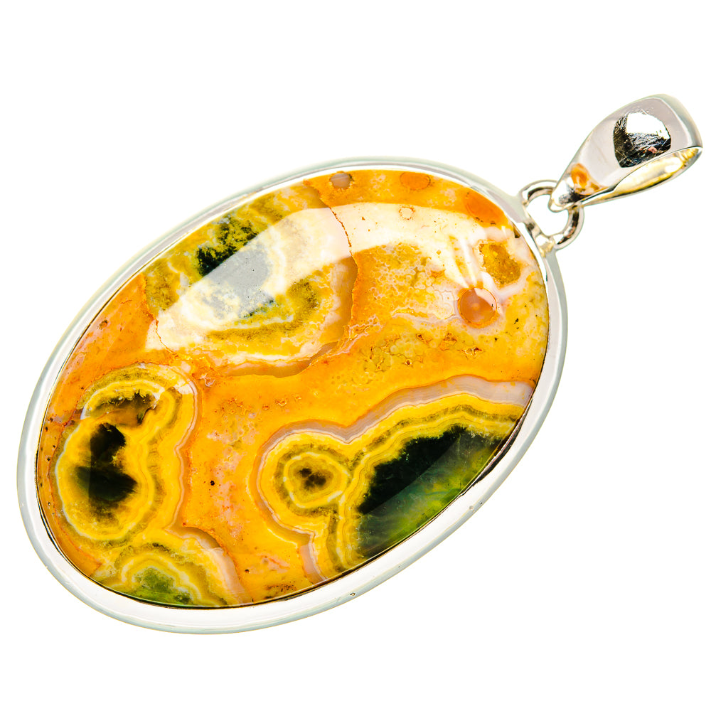 Ocean Jasper Pendants handcrafted by Ana Silver Co - PD35704 - Photo 2