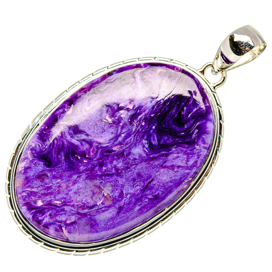 Charoite Pendants handcrafted by Ana Silver Co - PD35708 - Photo 2