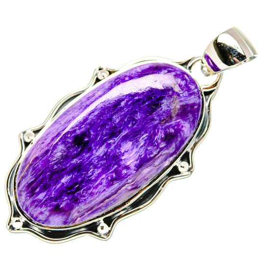 Charoite Pendants handcrafted by Ana Silver Co - PD35709 - Photo 2