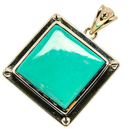 Tibetan Turquoise Pendants handcrafted by Ana Silver Co - PD3571