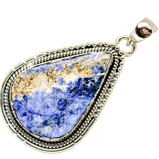Sodalite Pendants handcrafted by Ana Silver Co - PD35712 - Photo 2