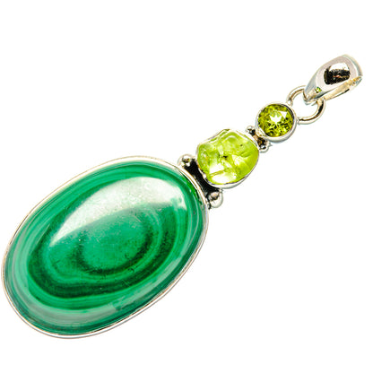 Malachite Pendants handcrafted by Ana Silver Co - PD35726 - Photo 2
