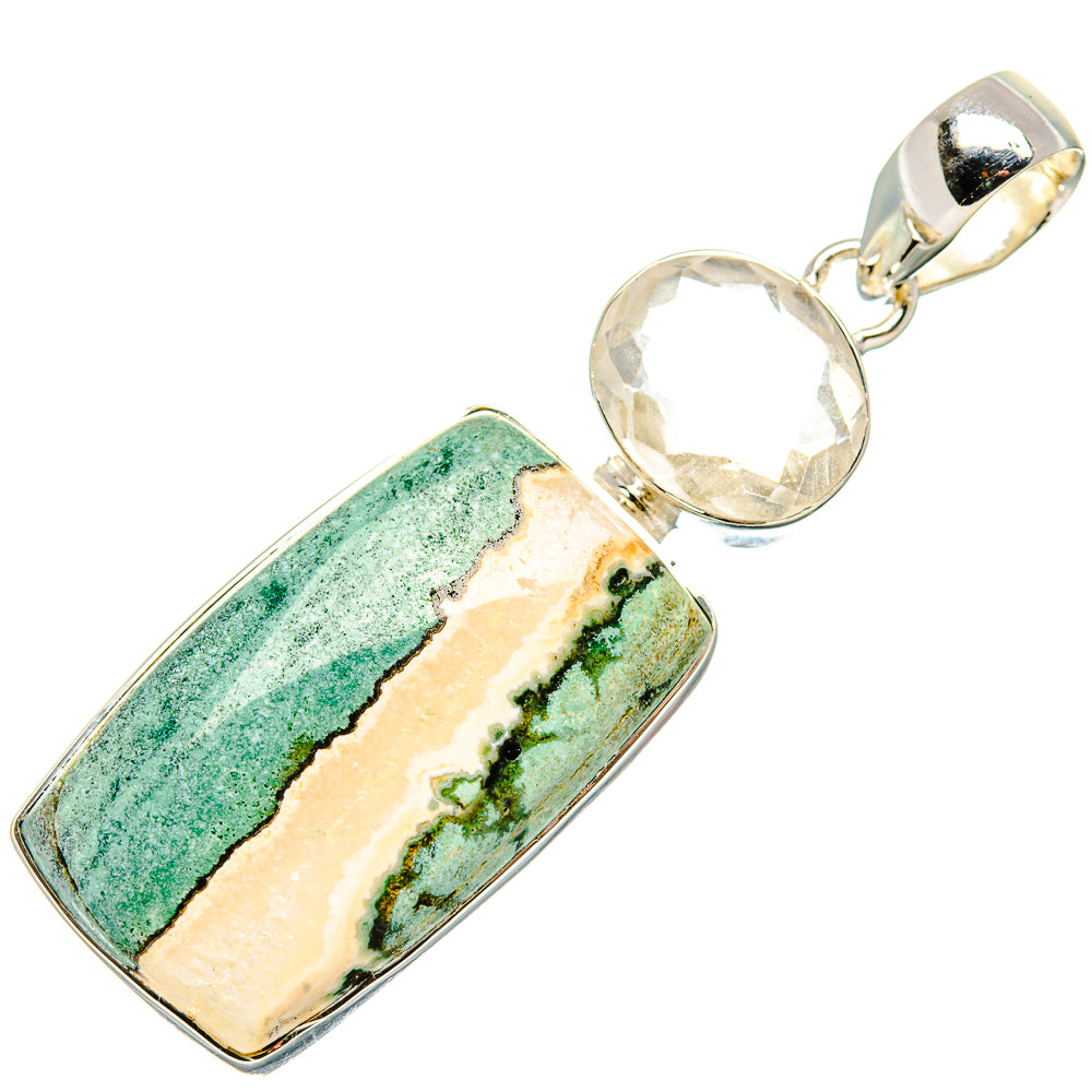 Ocean Jasper Pendants handcrafted by Ana Silver Co - PD35728 - Photo 2