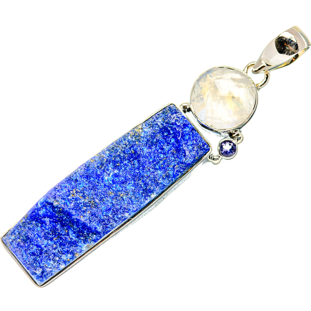 Lapis Lazuli Pendants handcrafted by Ana Silver Co - PD35735 - Photo 2