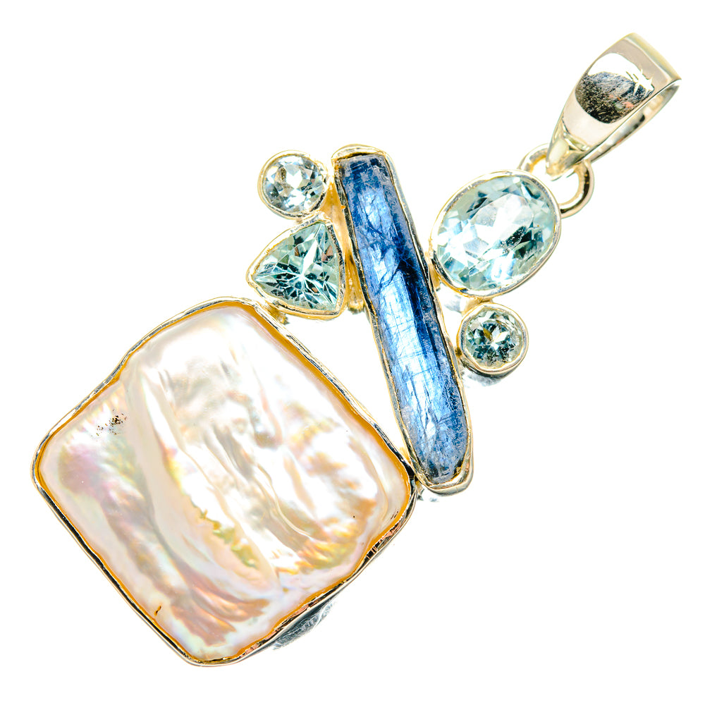 Mother Of Pearl Pendants handcrafted by Ana Silver Co - PD35749 - Photo 2