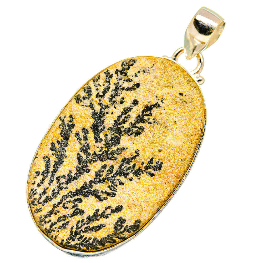 Germany Psilomelane Dendrite Pendants handcrafted by Ana Silver Co - PD3575