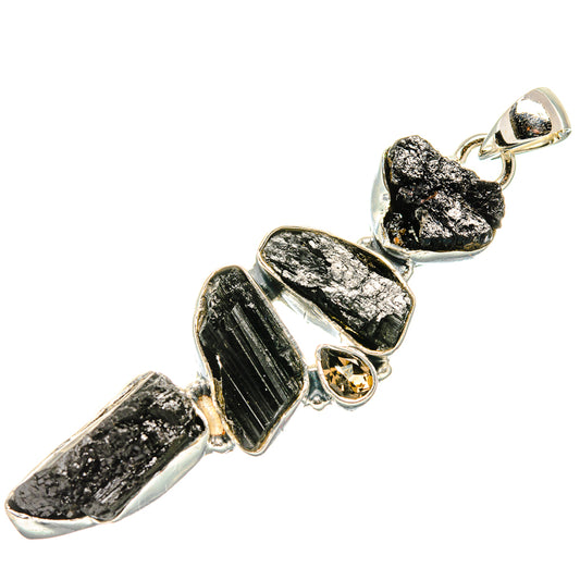 Black Tourmaline Pendants handcrafted by Ana Silver Co - PD35750 - Photo 2