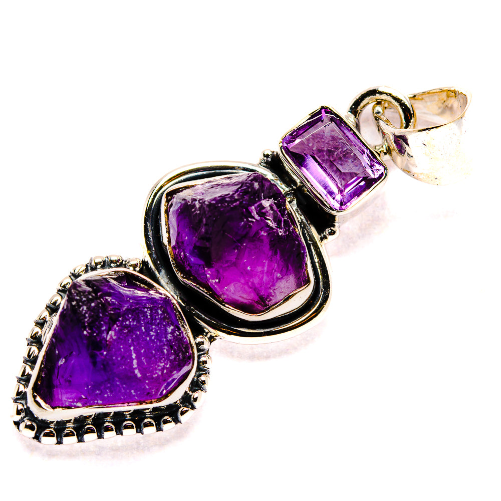 Amethyst Pendants handcrafted by Ana Silver Co - PD35779 - Photo 2