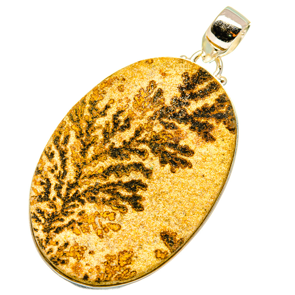 Germany Psilomelane Dendrite Pendants handcrafted by Ana Silver Co - PD3578