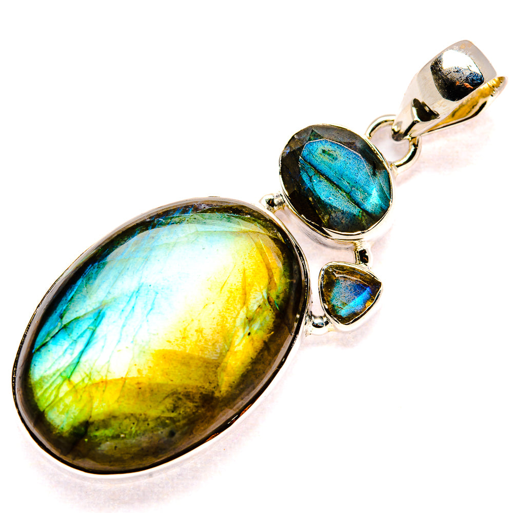 Labradorite Pendants handcrafted by Ana Silver Co - PD35788 - Photo 2