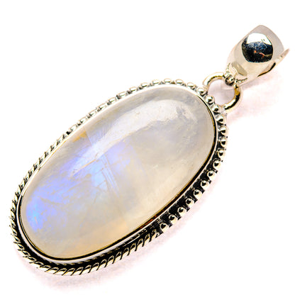 Rainbow Moonstone Pendants handcrafted by Ana Silver Co - PD35789 - Photo 2