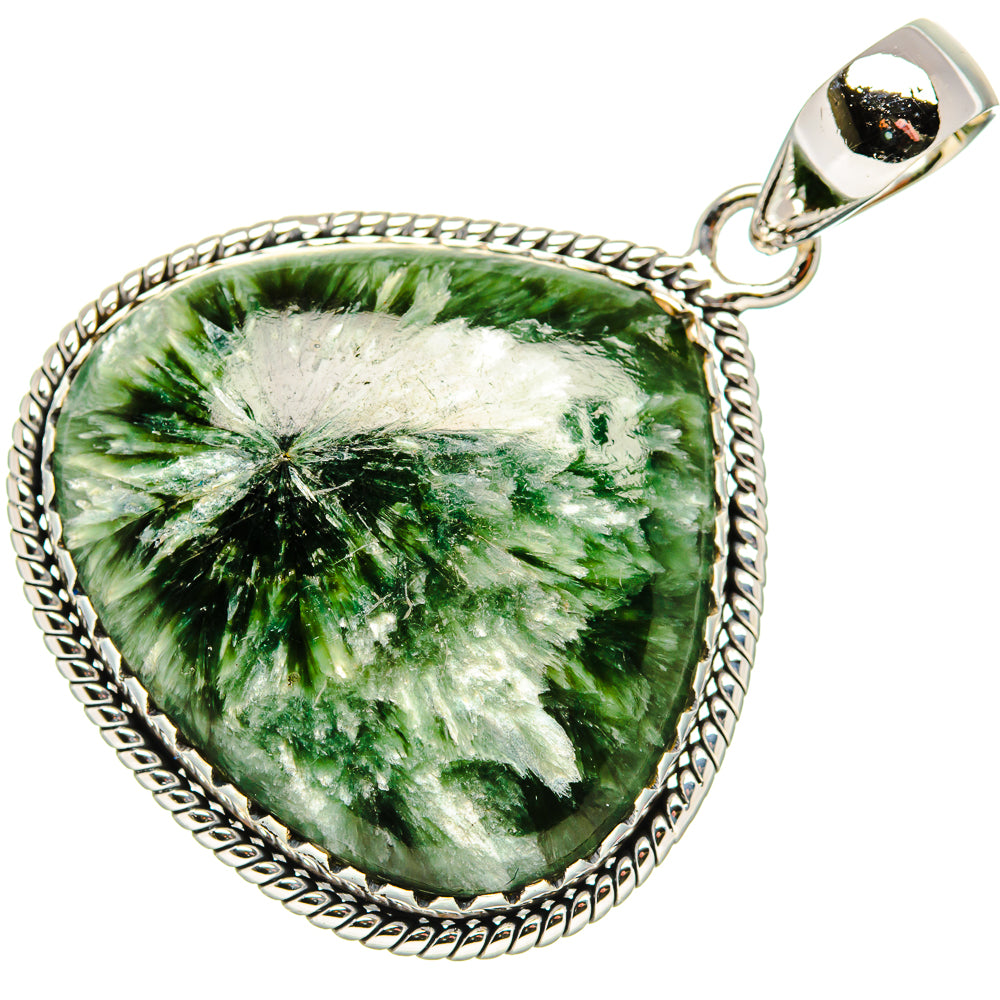 Seraphinite Pendants handcrafted by Ana Silver Co - PD35808 - Photo 2