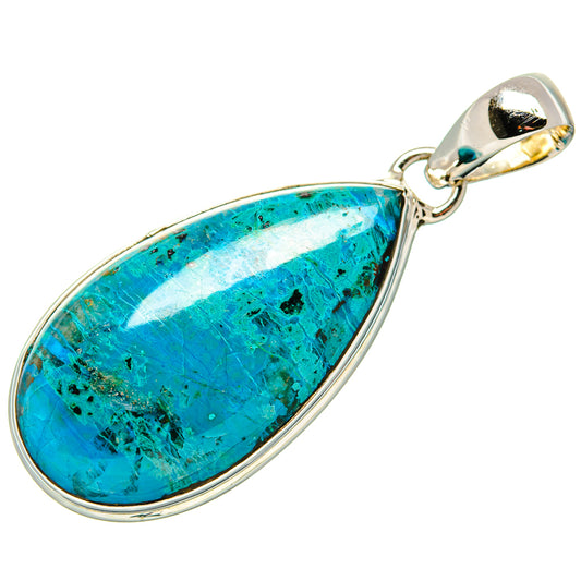 Chrysocolla Pendants handcrafted by Ana Silver Co - PD35818 - Photo 2
