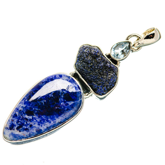 Sodalite Pendants handcrafted by Ana Silver Co - PD35825 - Photo 2