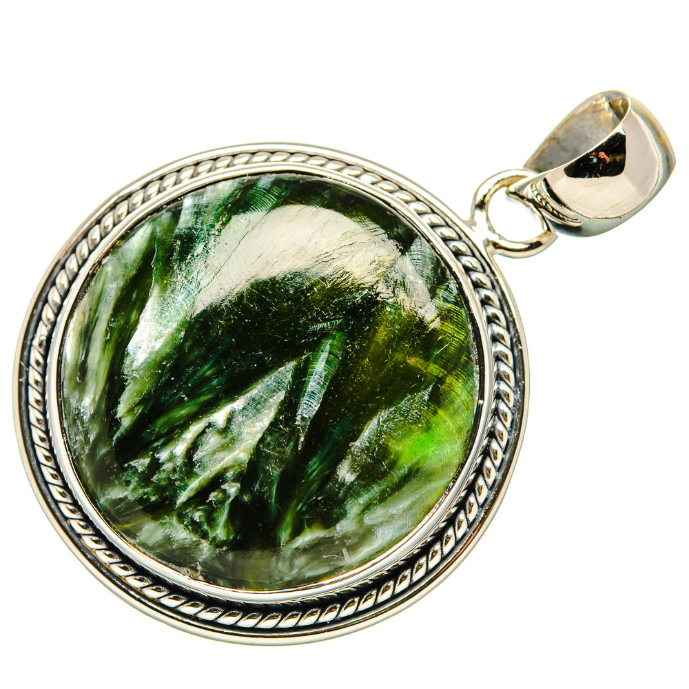 Seraphinite Pendants handcrafted by Ana Silver Co - PD35831 - Photo 2