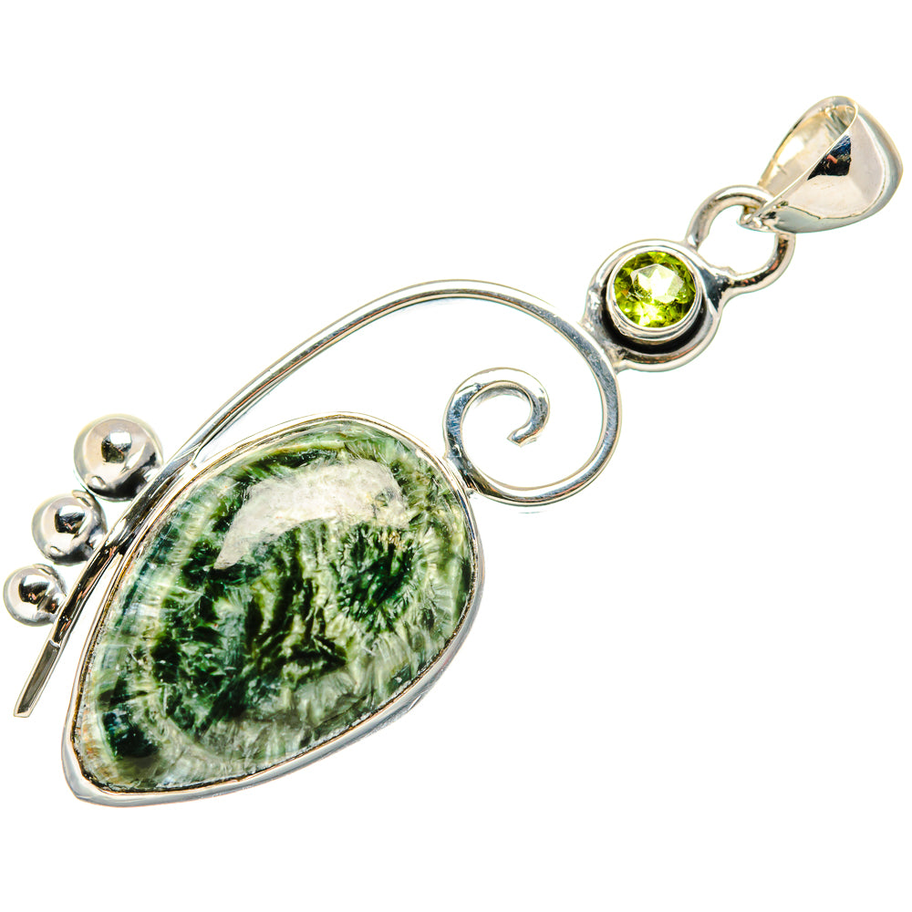 Seraphinite Pendants handcrafted by Ana Silver Co - PD35839 - Photo 2