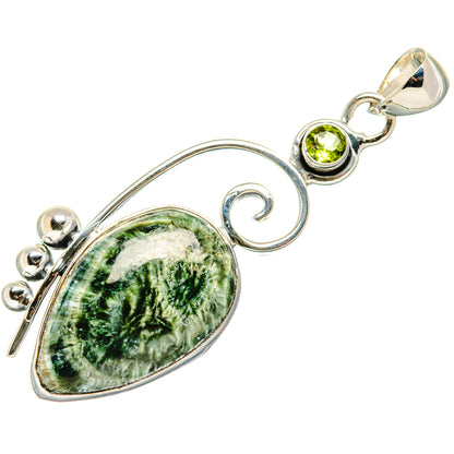Seraphinite Pendants handcrafted by Ana Silver Co - PD35839 - Photo 2