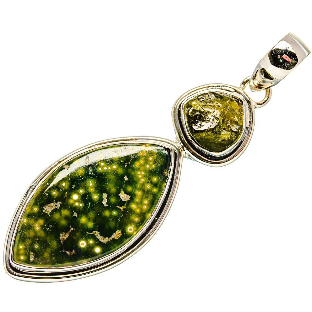 Ocean Jasper Pendants handcrafted by Ana Silver Co - PD35841 - Photo 2