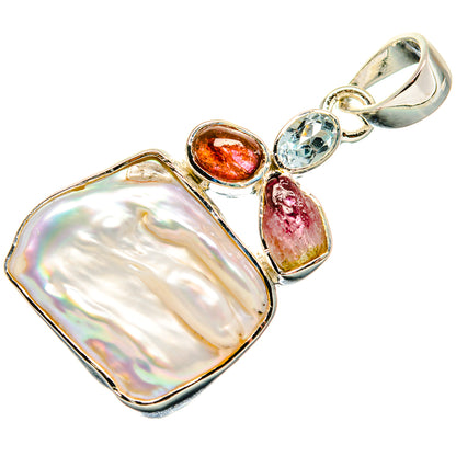 Mother Of Pearl Pendants handcrafted by Ana Silver Co - PD35842 - Photo 2