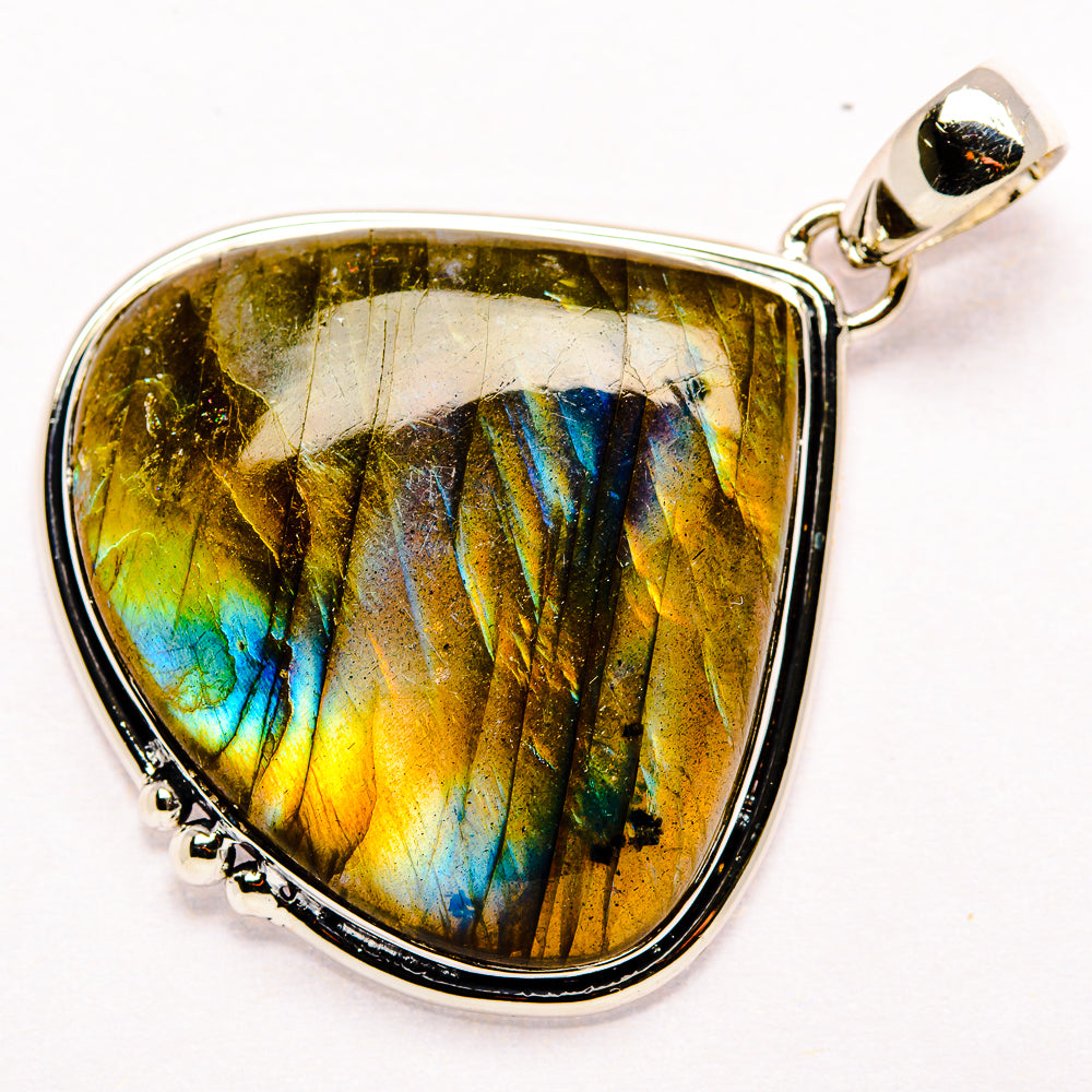 Labradorite Pendants handcrafted by Ana Silver Co - PD35849 - Photo 2
