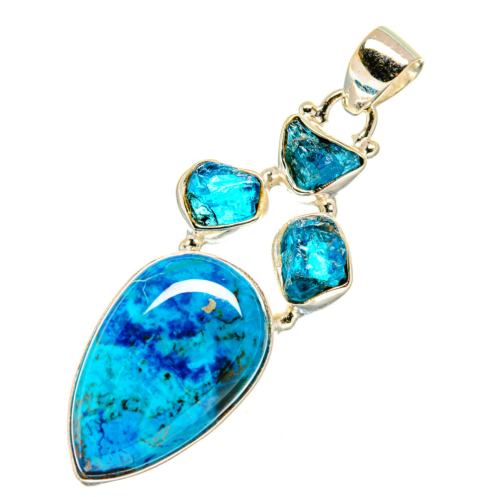 Shattuckite Pendants handcrafted by Ana Silver Co - PD3585