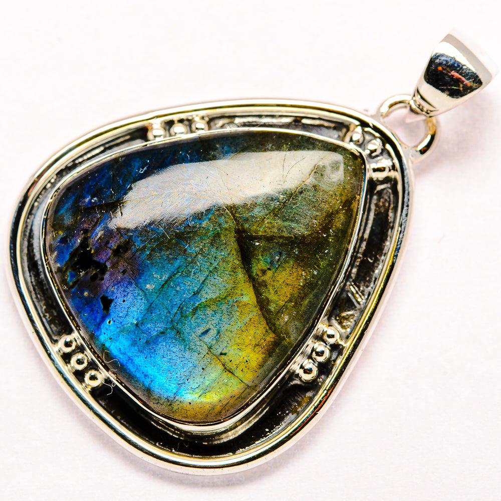 Labradorite Pendants handcrafted by Ana Silver Co - PD35854 - Photo 2