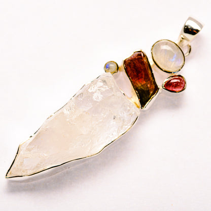 Rainbow Moonstone Pendants handcrafted by Ana Silver Co - PD35856 - Photo 2