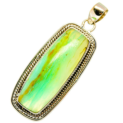 Peruvian Opal Pendants handcrafted by Ana Silver Co - PD3586