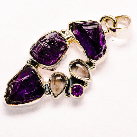 Amethyst Pendants handcrafted by Ana Silver Co - PD35863 - Photo 2