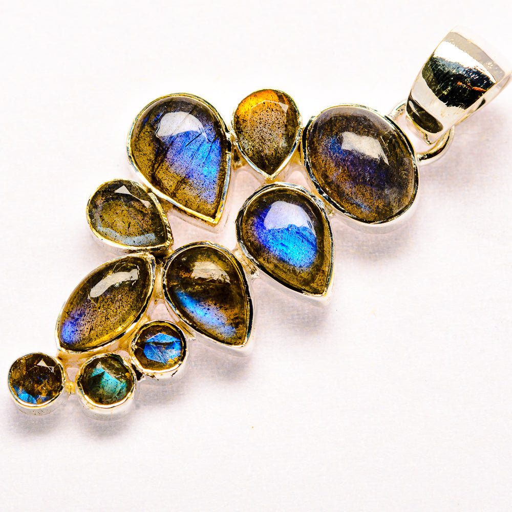Labradorite Pendants handcrafted by Ana Silver Co - PD35865 - Photo 2
